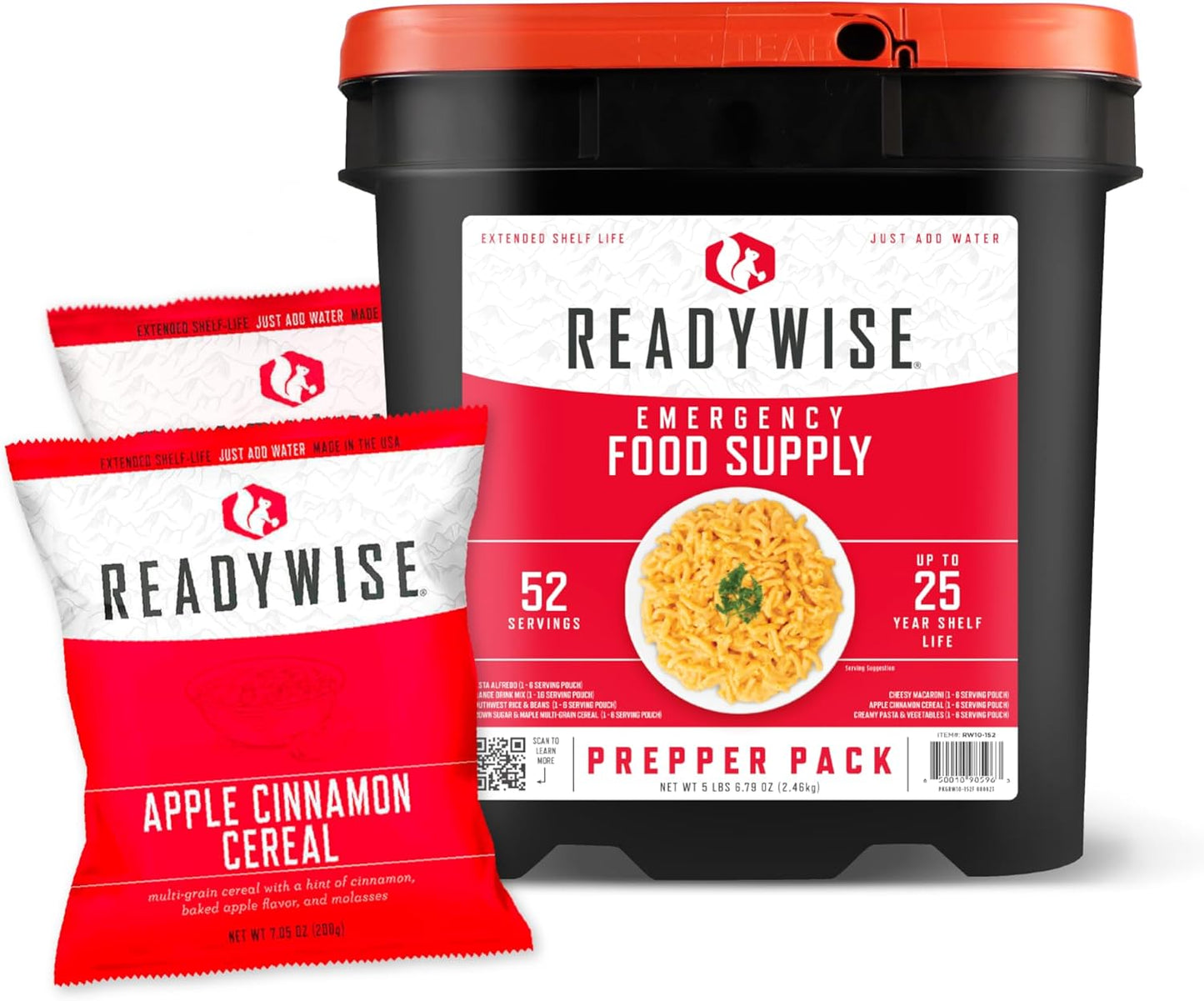 ReadyWise Emergency Food Supply — Freeze-Dried Survival Buckets