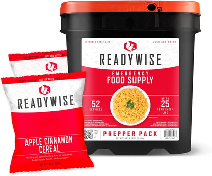 ReadyWise Emergency Food Supply — Freeze-Dried Survival Buckets