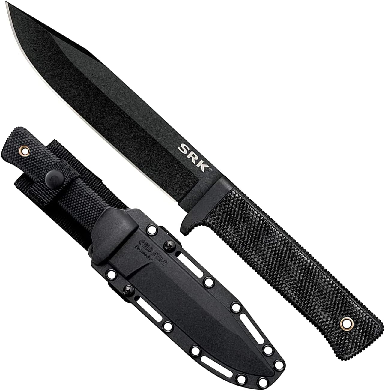 Cold Steel SRK Survival Rescue Knife fixed blade with Kray-Ex handle and sheath