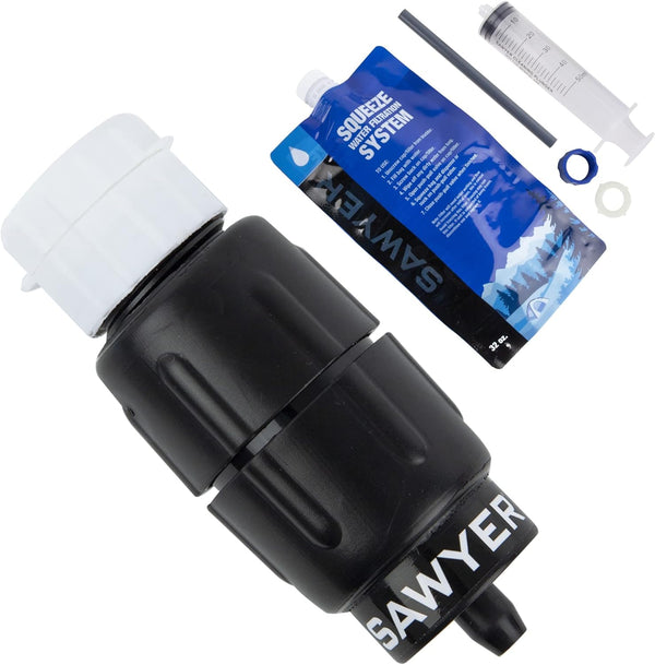 Sawyer MICRO Squeeze water filter 2oz hollow fiber ultralight backpacking filter with squeeze pouch