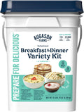 Augason Farms Breakfast and Dinner Variety Pail - 119 Servings
