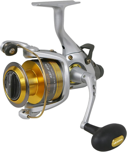 Okuma Avenger ABF baitfeeder saltwater spinning reel — live bait fishing