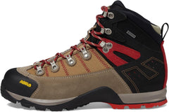 ASOLO men's Fugitive GTX hiking boots with water-resistant suede and nylon, low ankle design, rubber toe cap, breathable trekking footwear
