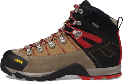 ASOLO Men's FUGITIVE GTX Water-Resistant Breathable Suede Nylon Trekking Low Ankle Hiking Boots  - Toe Rubber Cap