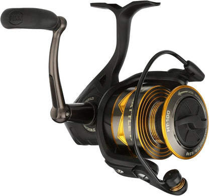 PENN Battle IV DX spinning reel with full metal body and HT-100 carbon fiber drag system