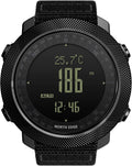 North Edge Tactical Outdoor Watch with Altimeter, Compass, Barometer, and Pedometer