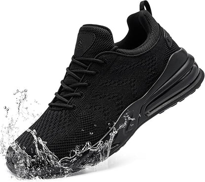 LARNMERN Men Non Slip Work Sneakers Water Resistant Food Service Zapatos Trabajo - Peak Performance Outfitters