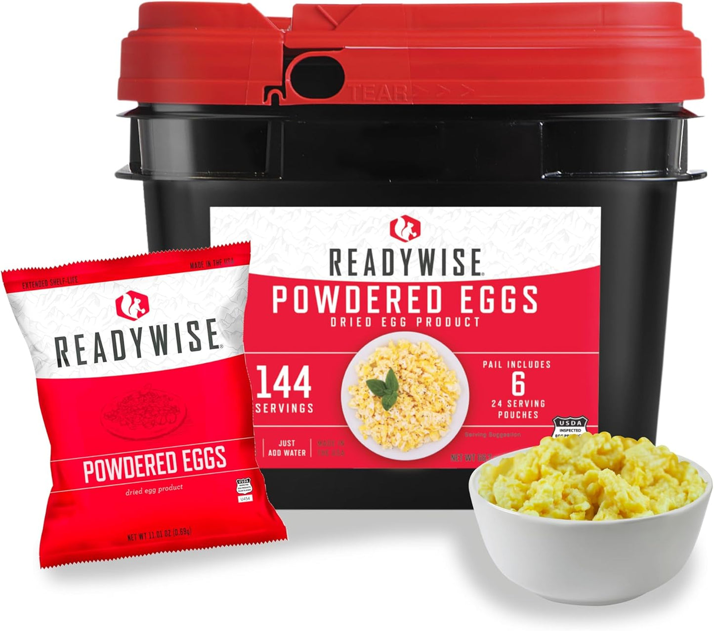 ReadyWise Emergency Food Supply — Freeze-Dried Survival Buckets