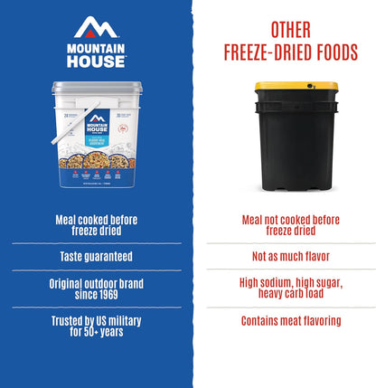 Mountain House Emergency Meal Assortment Kit with 30-Year Shelf Life