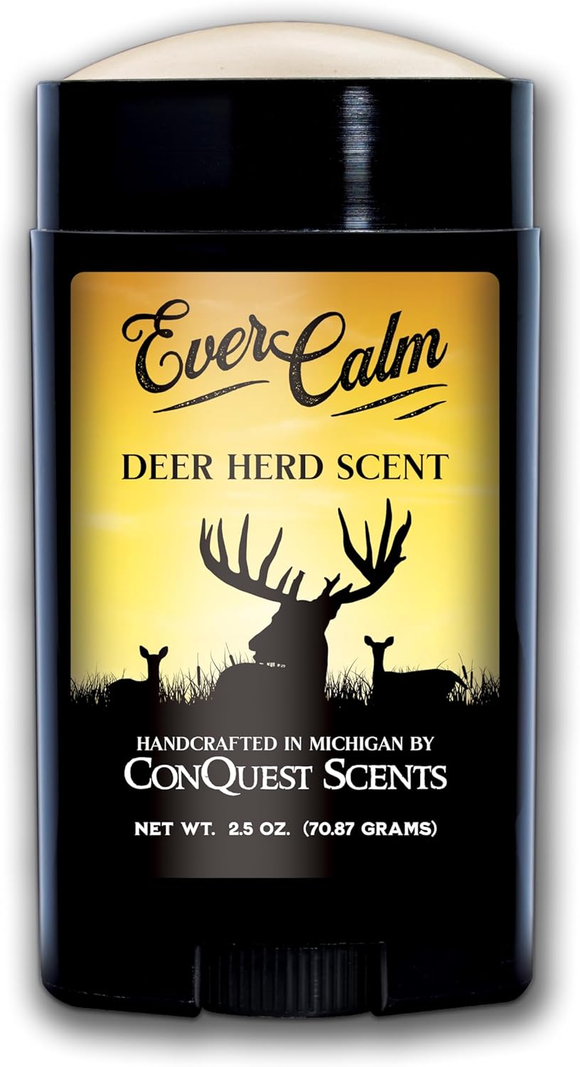 Conquest Scents EverCalm Deer Herd Scent Stick for year-round whitetail stand hunting