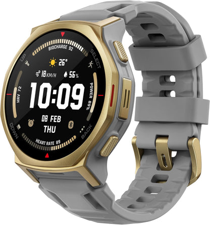 Amazfit T-Rex 3 Pro Outdoor Smart Watch 48mm Sapphire AMOLED Display, Dual-Band GPS, Offline Maps, Built-In Flashlight, Black