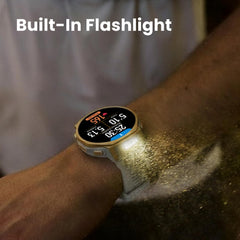 Amazfit T-Rex 3 Pro Outdoor Smart Watch 44mm Sapphire AMOLED Display, Dual-Band GPS, Offline Maps, Black Gold
