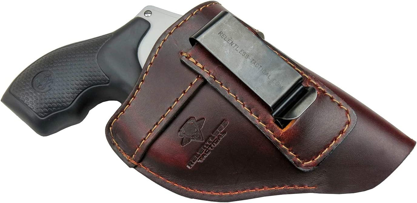 The Defender Leather IWB Holster for Most J Frame Revolvers - Made in the USA - Peak Performance Outfitters