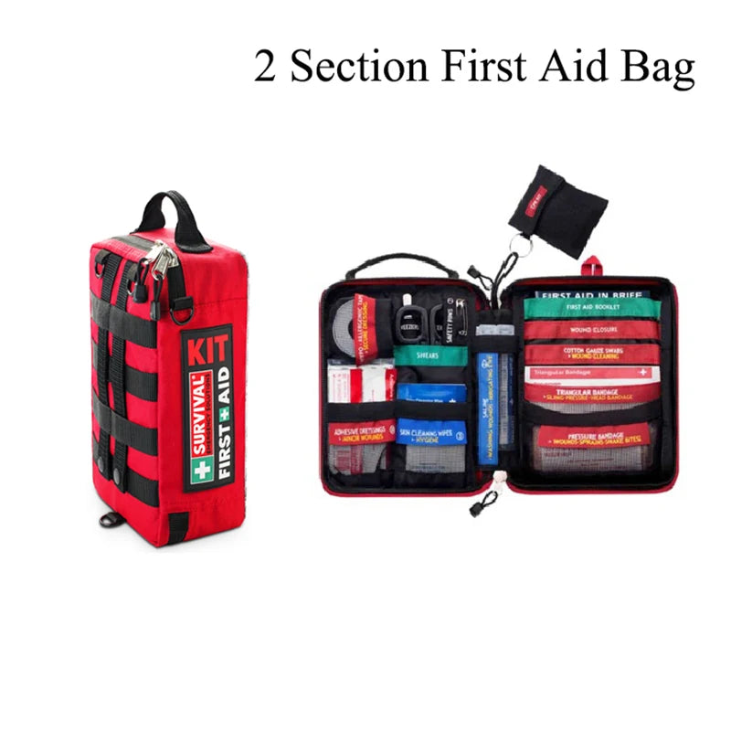 Waterproof First Aid Kit for Workplace, Outdoor Activities, and Travel - Compact and Durable - Peak Performance Outfitters