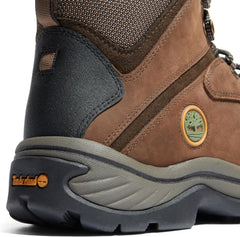 Timberland White Ledge mid waterproof hiking boot with seam-sealed leather upper and rubber lug outsole