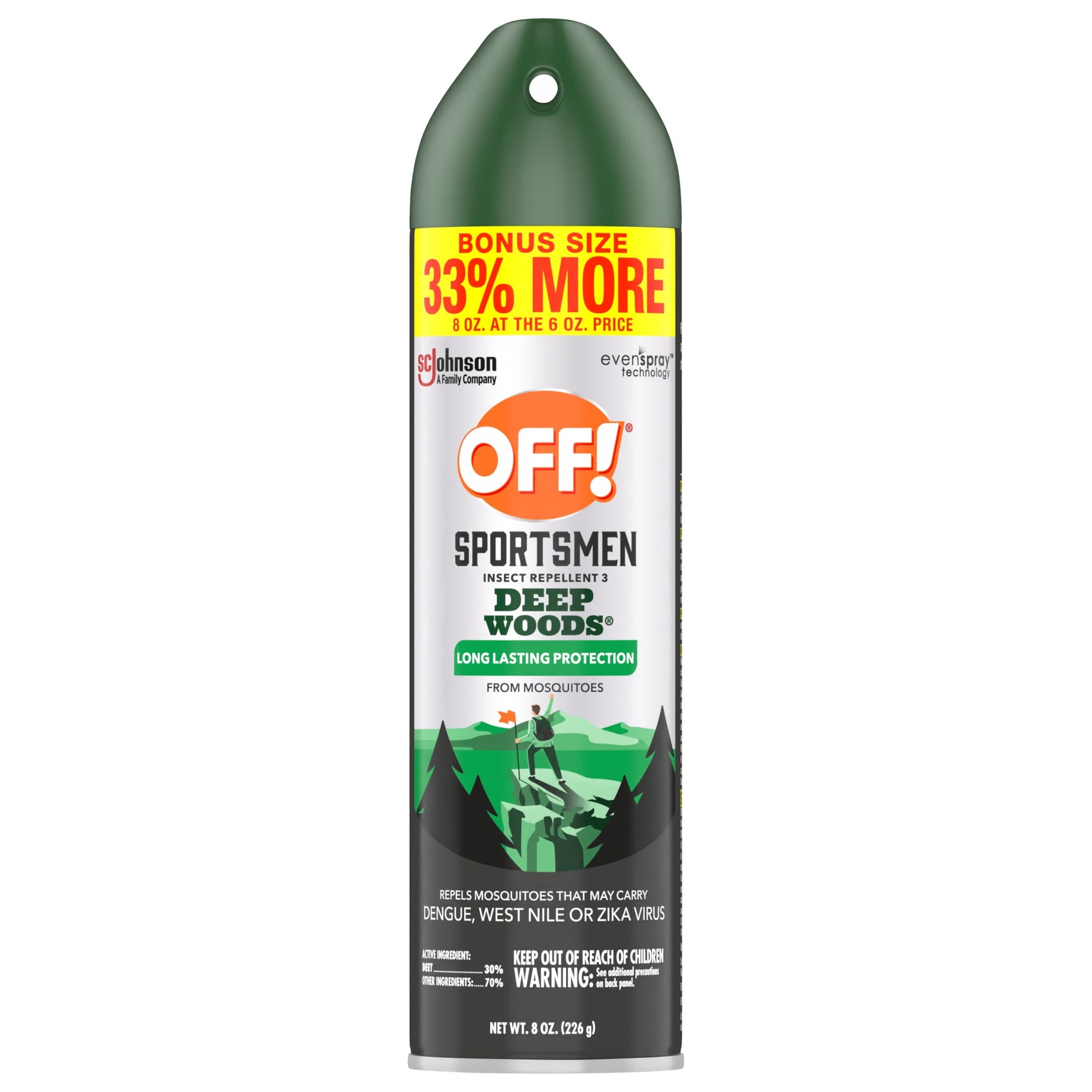 Deep Woods Insect Repellent for Sportsmen, Sweat-Resistant Mosquito & Bug Spray - 8 Oz - Peak Performance Outfitters