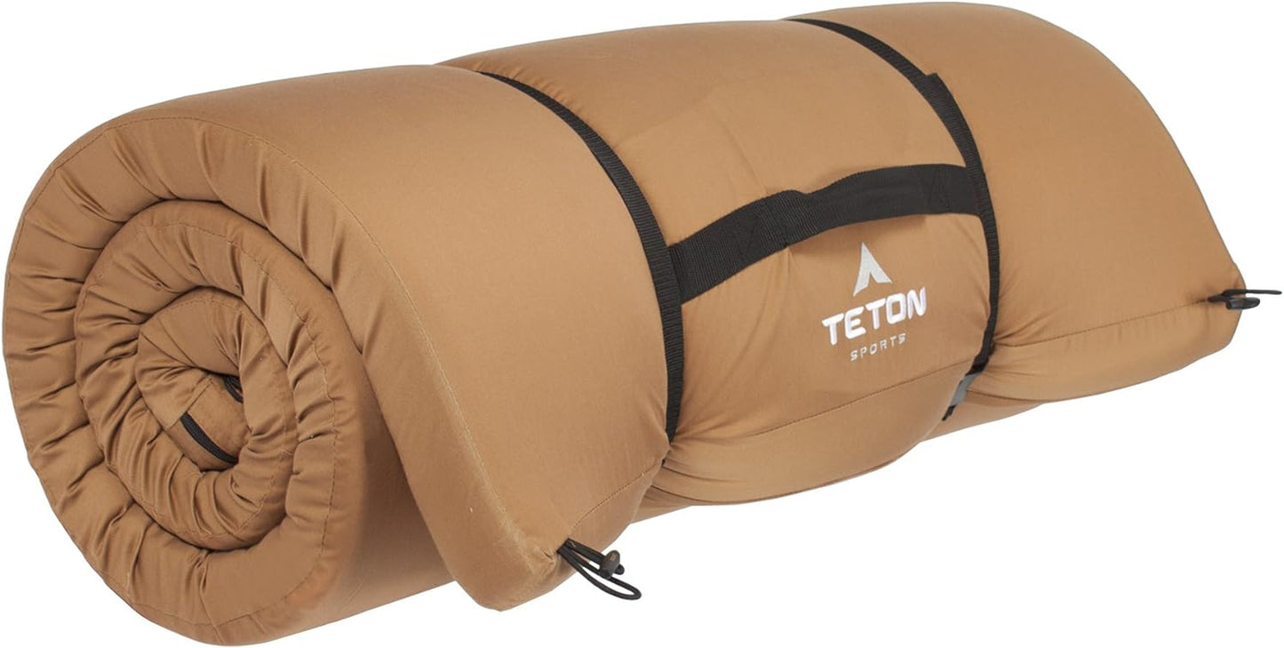 Canvas Camp Pad - Durable Sleeping Pad for Car Camping in Brown - Peak Performance Outfitters