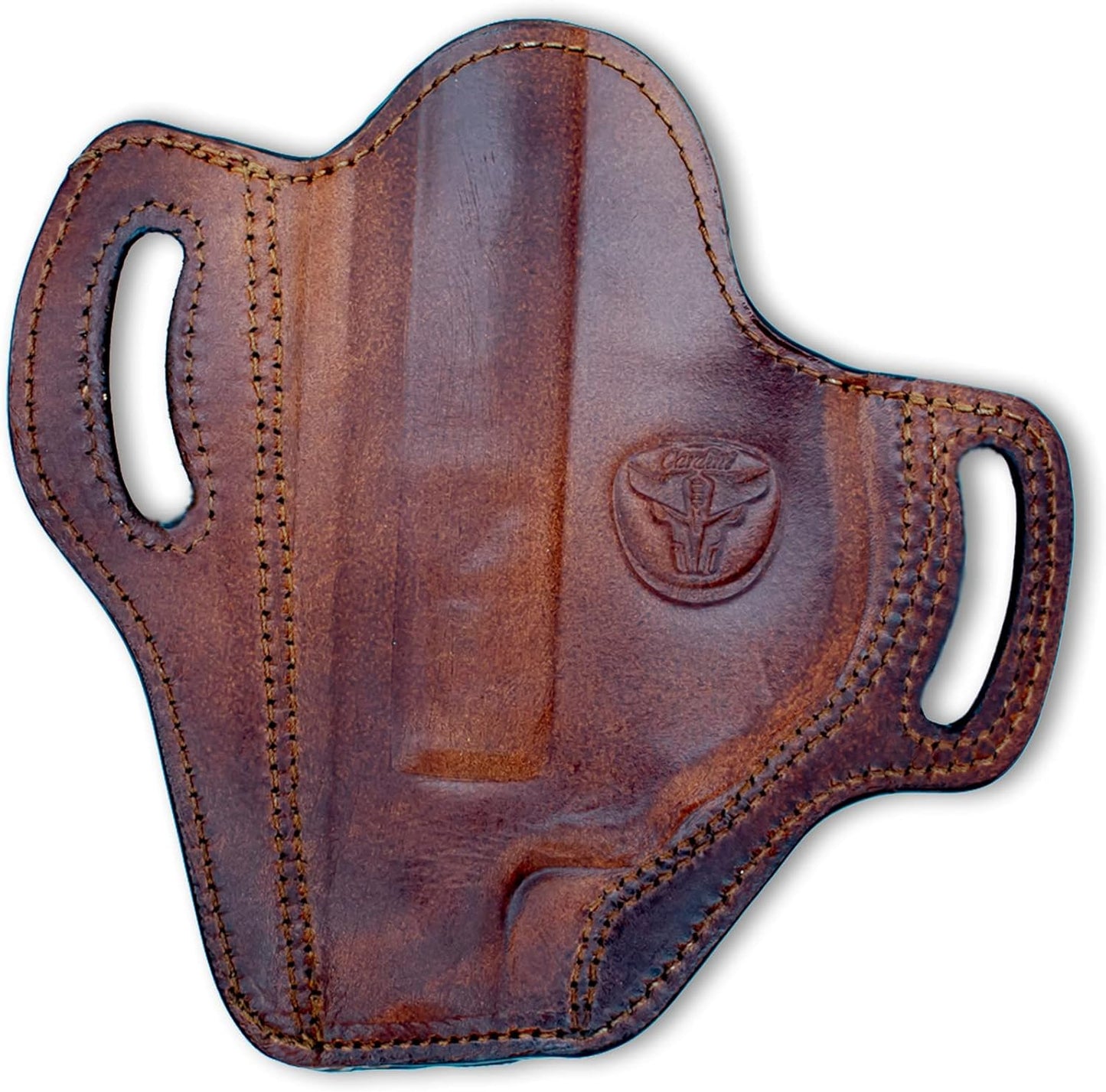 Leather OWB Holster for S&W J Frame, Ruger LCR, SP101, and Other 38 Special Snub Nose Revolvers with 2.25 Barrel - Peak Performance Outfitters