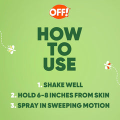 OFF! Deep Woods Insect Repellent Aerosol, Dry, Non-Greasy Formula, Bug Spray with Long Lasting Protection from Mosquitoes, 4 Oz, 2 Count