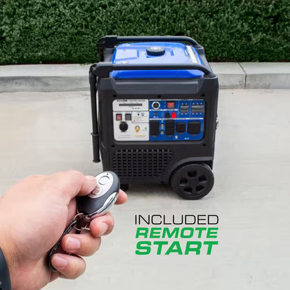 9,500 Watt Remote Start Quite Low THD Portable Tri-Fuel Inverter Generator
