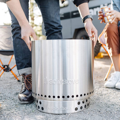 Elevated stainless steel fire pit stand for decks — 304 stainless ranger stand