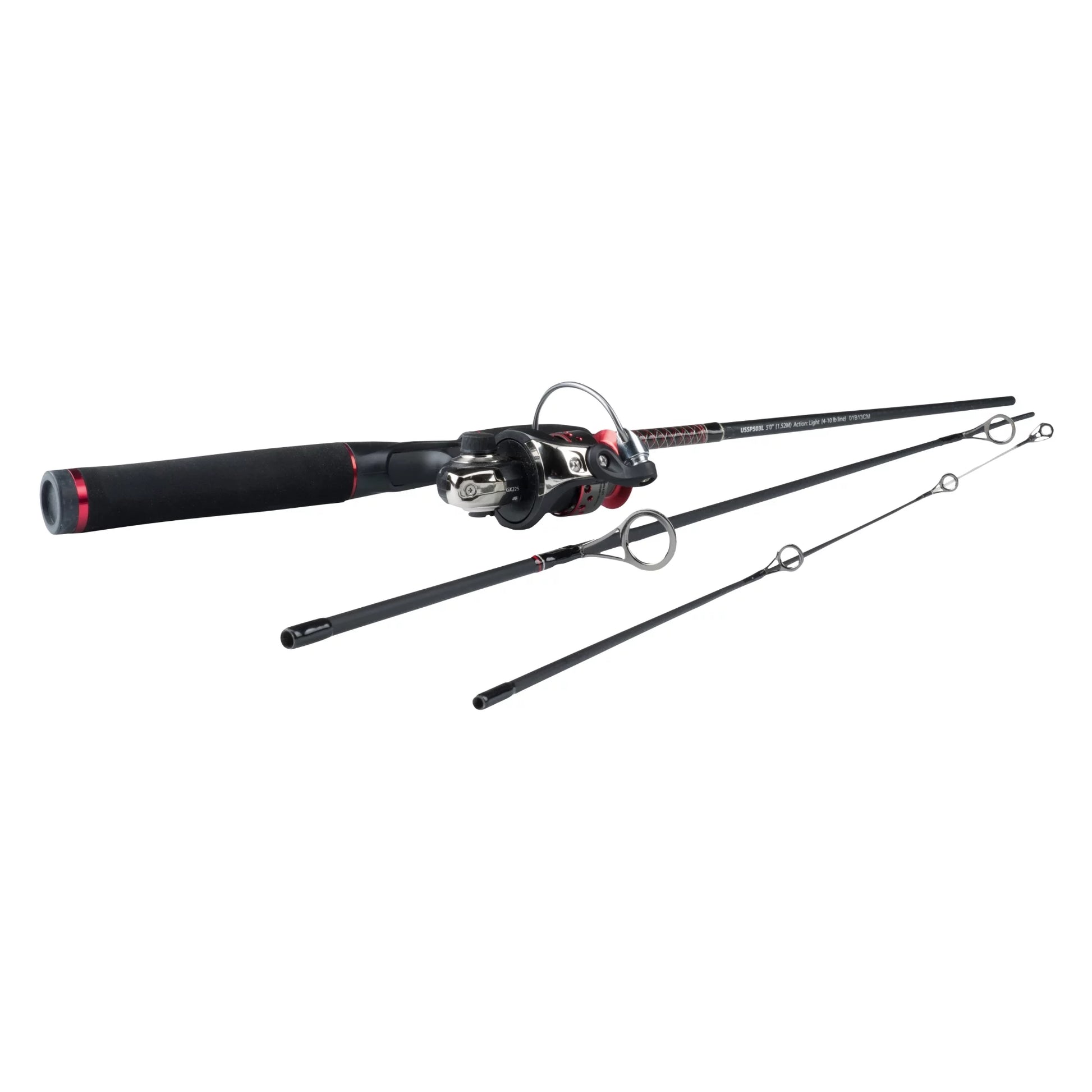 Shakespeare Ugly Stik GX2 5' Travel Spinning Combo Fishing Rod and Reel