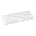 White 1/8" x 50ft Paracord Rope - Durable and Versatile Outdoor Cordage