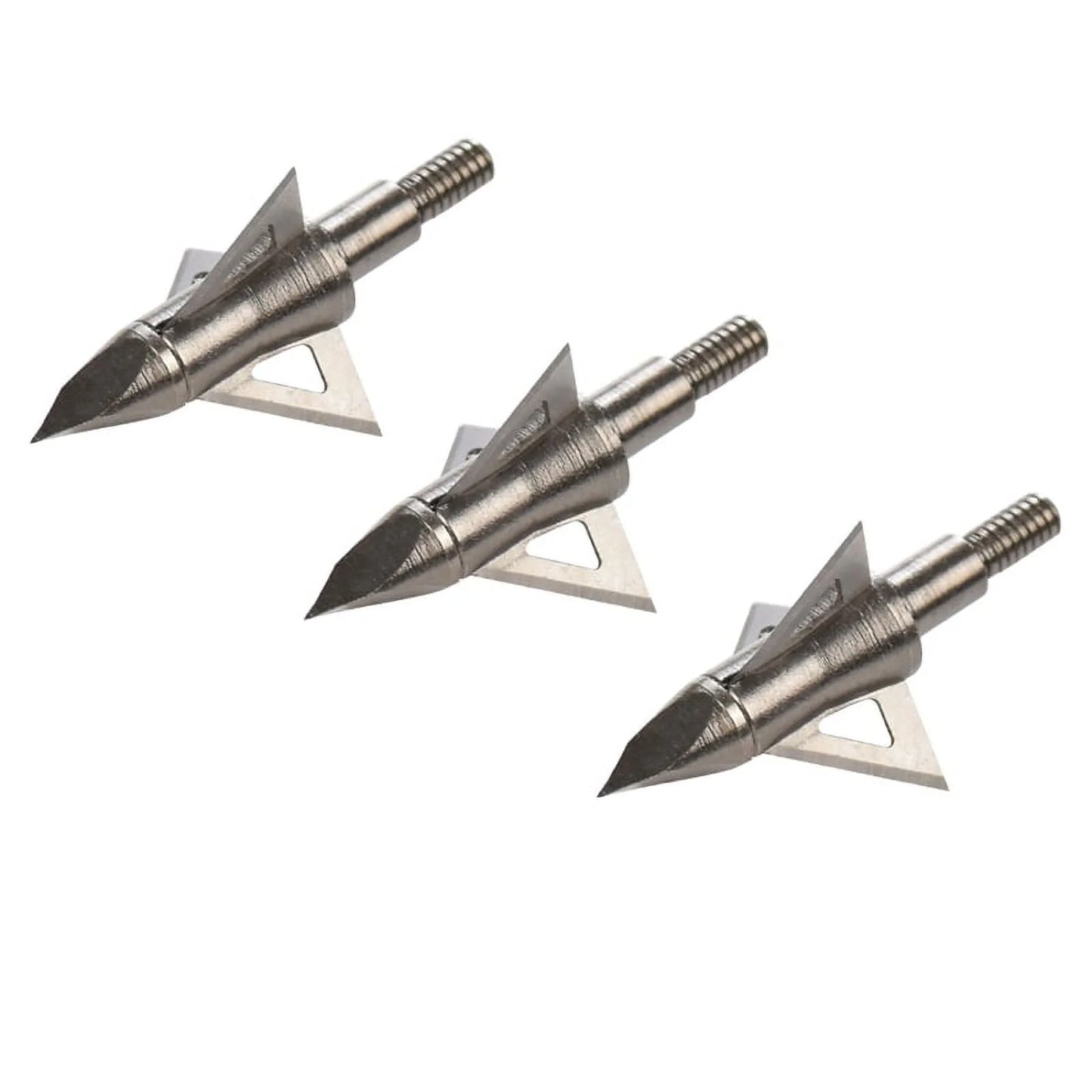 Set of 12 Archery Broadheads 100 Grain for Crossbows, Recurves, and Compound Bows - Peak Performance Outfitters