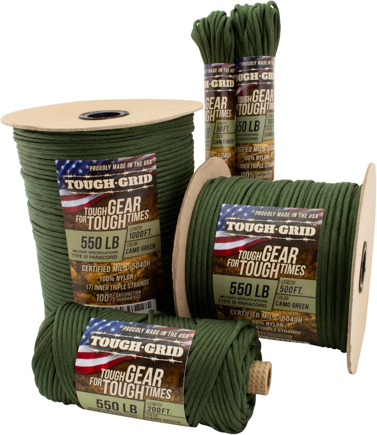TITAN SurvivorCord 100 foot paracord with survival cores