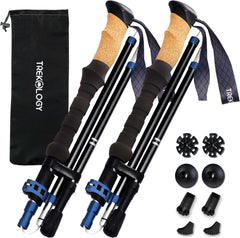TREKOLOGY Trek-Z Cork Grip Trekking Poles