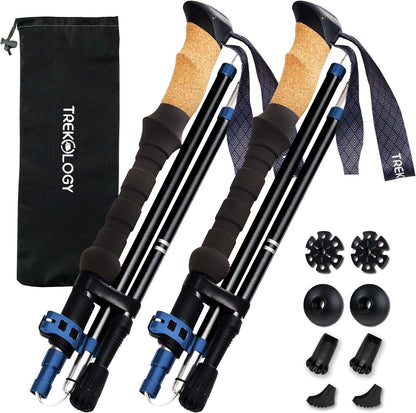 TREKOLOGY Trek-Z Cork Grip Trekking Poles