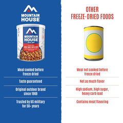 Mountain House Chili Mac with Beef Freeze-Dried Camping Food, 10 Servings