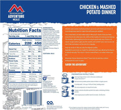 Mountain House Chicken & Mashed Potato Dinner Gluten - Freeze Dried Backpacking & Camping Food  - Survival & Emergency Food  - Gluten-Free