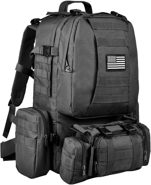 CVLIFE 2.5L military tactical assault backpack with full MOLLE webbing and hydration sleeve