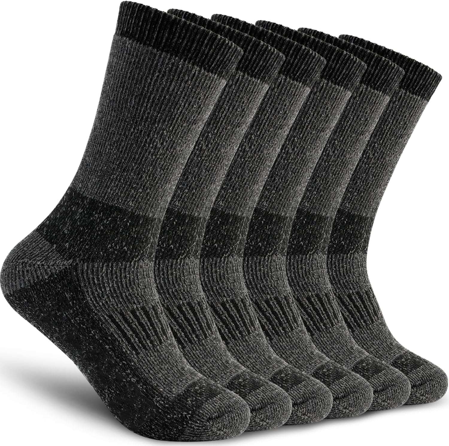 Time May Tell men's merino wool hiking cushion socks thermal crew