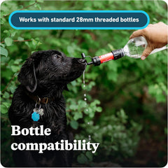 Sawyer Mini Water Filtration System hydration gear with compact design and filter cartridge for clean drinking water.