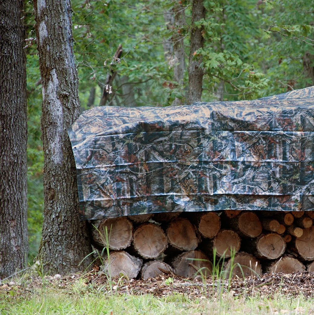 Durable Weather-Resistant All-Purpose Camouflage Tarp 8' x 6' - Peak Performance Outfitters