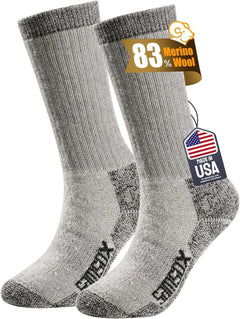 SAMSOX merino wool heavyweight boot socks made in USA full cushion