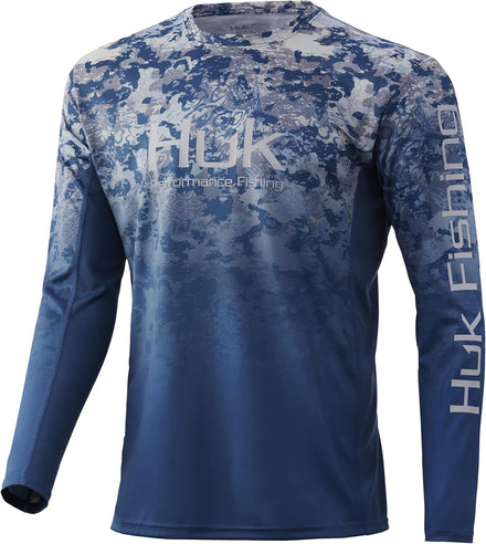 Huk Men's Icon X Camo Long Sleeve Shirt — UPF 50+