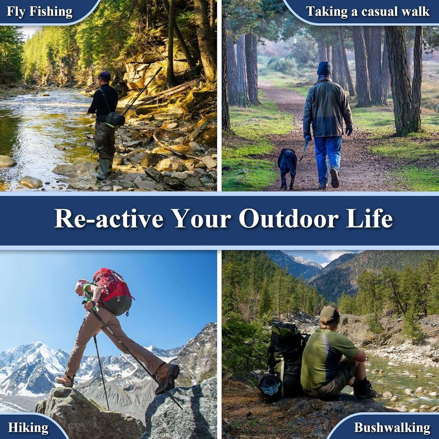 TheFitLife Nordic Walking Trekking Poles