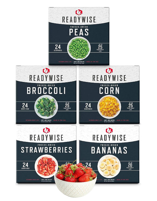 ReadyWise Fruits & Vegetables Kit - 120 Servings