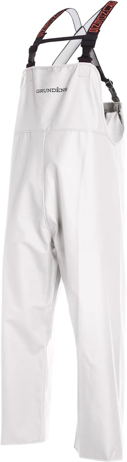 Grundens Men's Shoreman Bib Pants - Stain-Resistant and Waterproof Seafood Processing Bibs - Peak Performance Outfitters