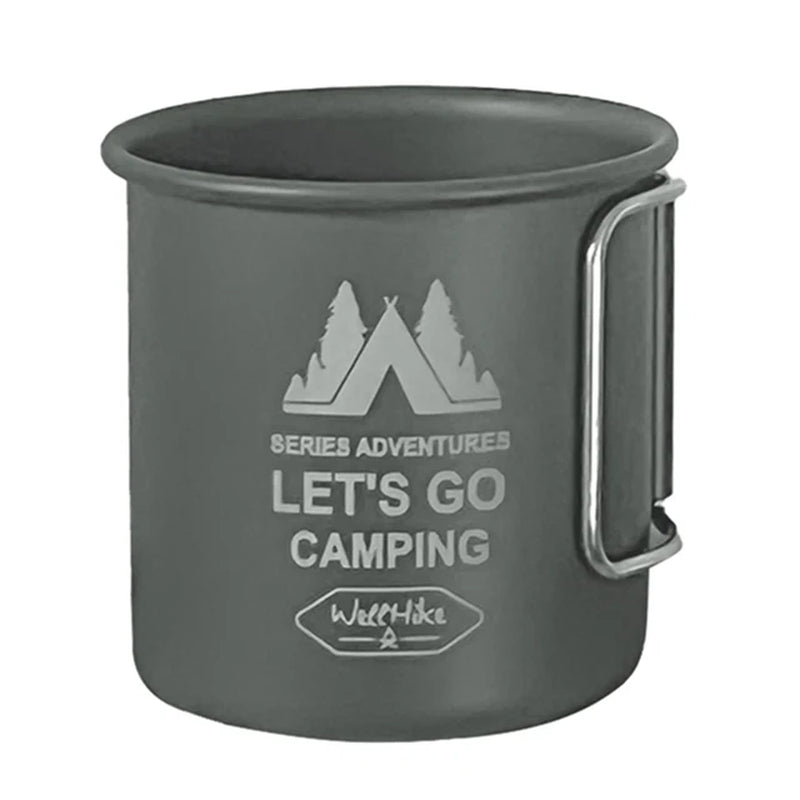 Aluminium Alloy Folding Camping Mug - 300ML Ultra-Light Travel Water Cup - Peak Performance Outfitters