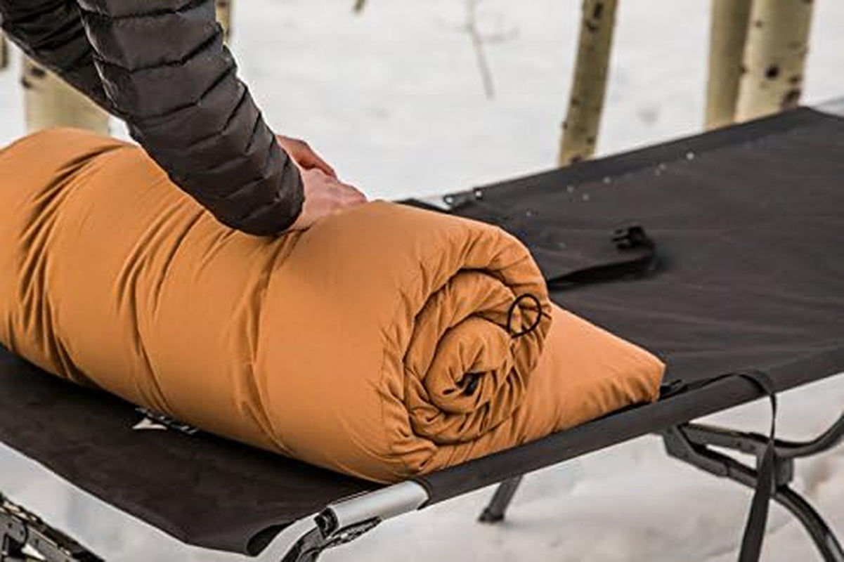 Canvas Camp Pad - Durable Sleeping Pad for Car Camping in Brown - Peak Performance Outfitters