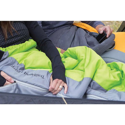 Trailhead Ultralight Mummy 20F Degree Sleeping Bag - Green and Grey