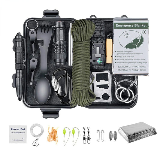 15-in-1 Professional First Aid Survival Kit for Camping, Travel, and Defense - Ultimate Emergency Supplies - Peak Performance Outfitters