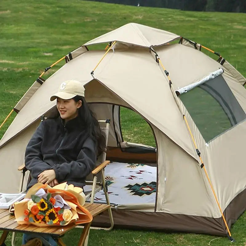 Automatic Waterproof Sun Protection Camping Tent for Patio Picnics - Peak Performance Outfitters