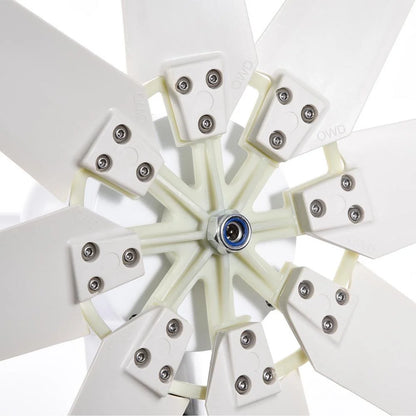 Wind Generator Kit 12000W Wind Generators Home Use Silent Wind Turbine Generator Kit Small Wind Turbines IP66 Waterproof Efficient Energy for Home First-Rate