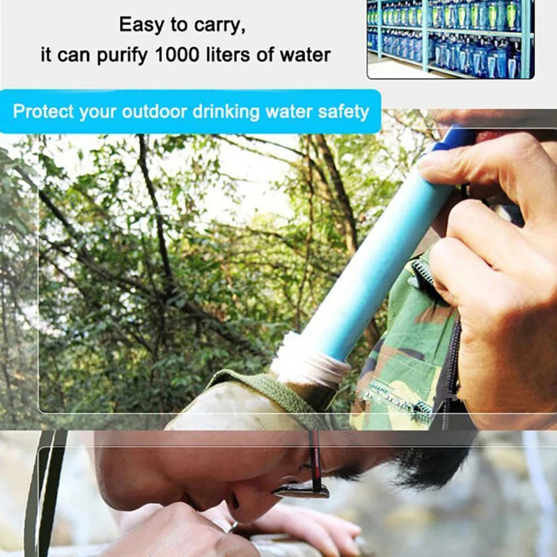 Portable Water Purifier for Outdoor Survival and Emergency Elements - Peak Performance Outfitters