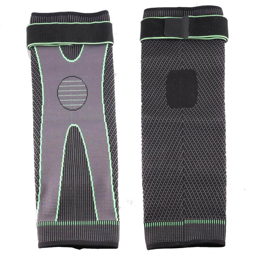 Compression Full Leg Sleeves with Knee Support - Green, X-Large (1 Pair) - Peak Performance Outfitters